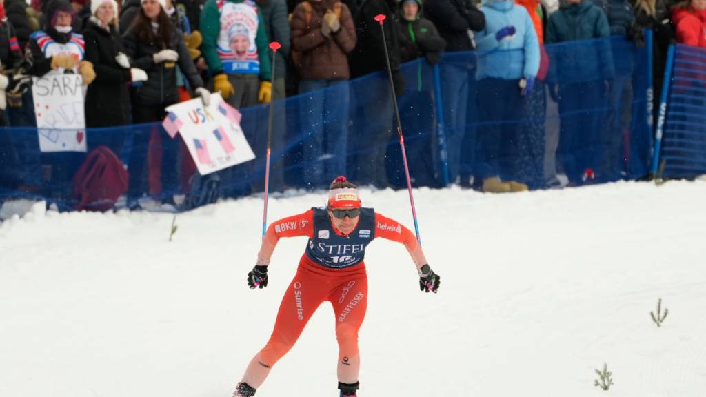 Noch einmal ein Spitzenresultat, aber knapp neben dem Podest: Nadine Fähndrich in Lake Placid