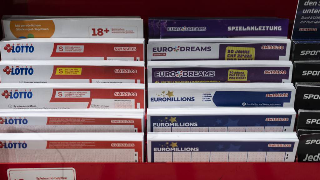 An der Eurodreams-Ziehung vom Donnerstag gewann eine Mitspielerin oder ein Mitspieler eine monatliche Zahlung von 2222 Franken während fünf Jahren. (Archivbild)
