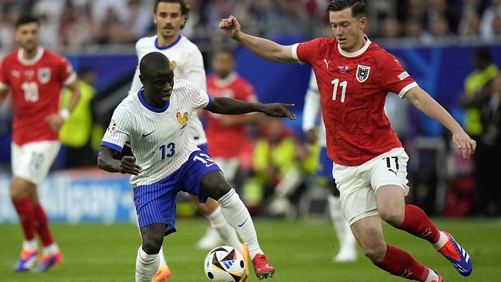 N'Golo Kanté zeigte auch gegen Österreich, dass er ein aussergewöhnlicher Balleroberer ist