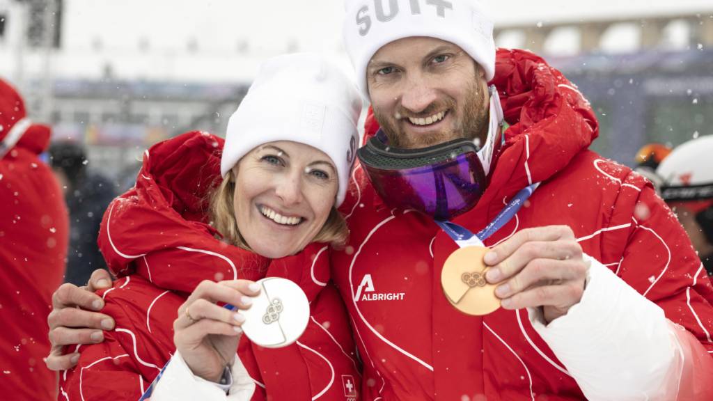 In Livigno Medaillengewinner, im ersten Weltcup nach Olympia jedoch ausserhalb der Top 3: Fanny Smith und Alex Fiva