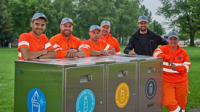 Auf der Lidowiese gibt es neue Recyclingstationen