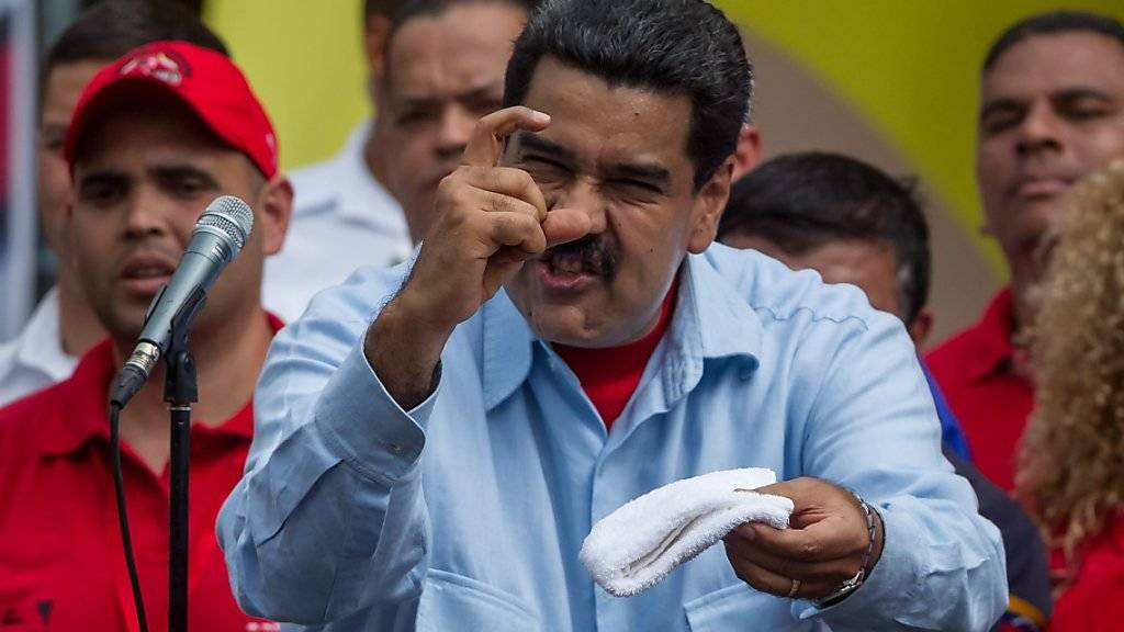 Wird von den amerikanischen Staaten als «Diktator» gesehen: Venezuelas Staatschef Nicolas Maduro. (Archivbild)