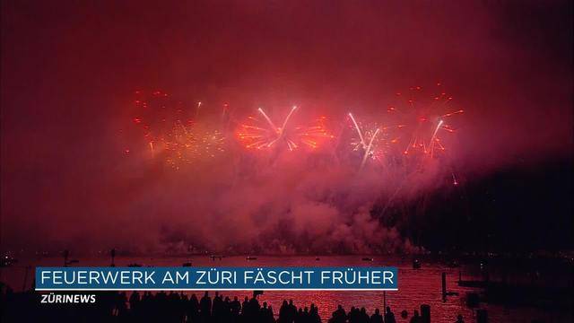 Final-Feuerwerk am Züri Fäscht vorverschoben