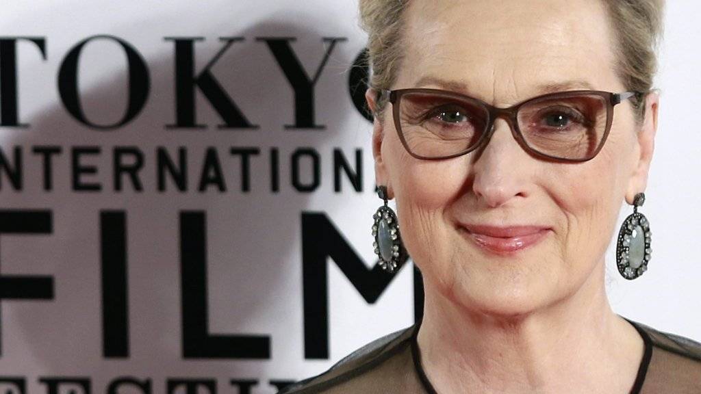 Meryl Streep ist zur Zeit auf einer ausgedehnten Promotionstournée für ihren Film «Florence Foster Jenkins». Am Dienstag machte sie in Tokio halt.