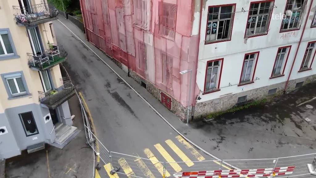 Strasse bei Luxram-Gebäude soll wieder öffnen