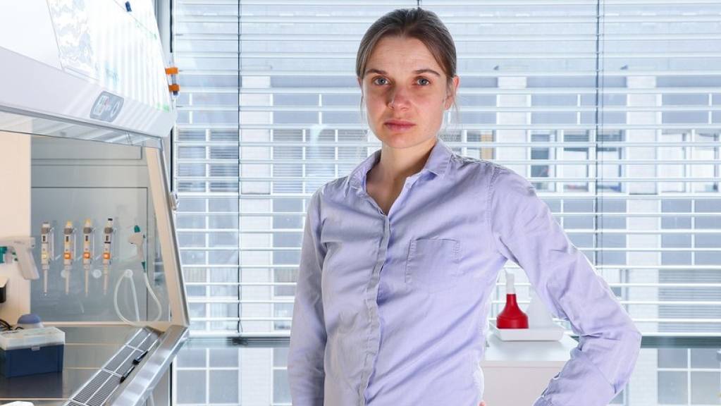 Die gebürtige Deutsche Andrea Ablasser, die am Polytechnikum in Lausanne (EPFL) forscht, erhält für ihre Arbeiten über das angeborene Immunsystem den hochdotierten Leenards-Preis. (EPFL)