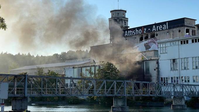 Brand im Attisholz-Areal: Brotbackanhänger fängt Feuer