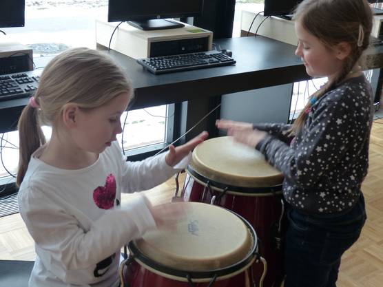 Musizieren bis in den späten Nachmittag: Die Musikschule lud zum