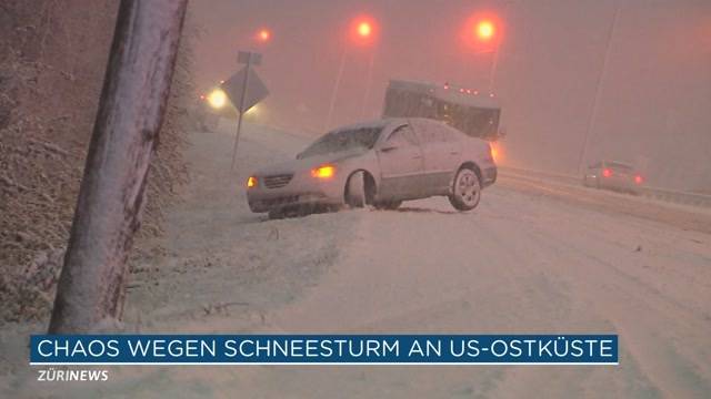 Schneesturm Jonas wütet in USA