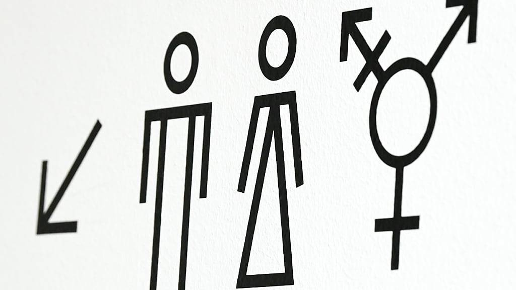 ARCHIV - Piktogramme weisen auf Toiletten für Männer, Frauen und Allgender/Transgender hin. Foto: Jens Kalaene/dpa