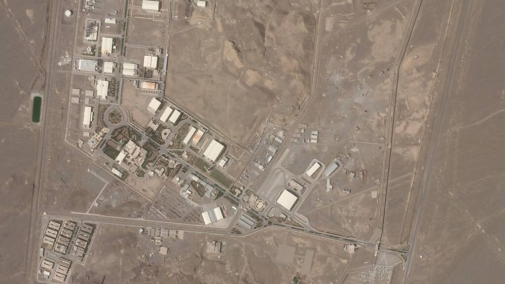 Das Satellitenfoto von Planet Labs Inc. zeigt die iranische Nuklearanlage Natans am 07.04.2021. Foto: --/Planet Labs Inc./AP/dpa - ACHTUNG: Nur zur redaktionellen Verwendung und nur mit vollständiger Nennung des vorstehenden Credits