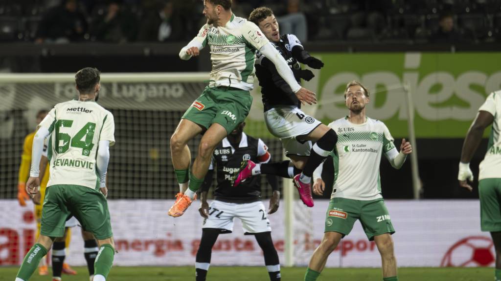 St. Gallen und Lugano im Kampf um Platz 2