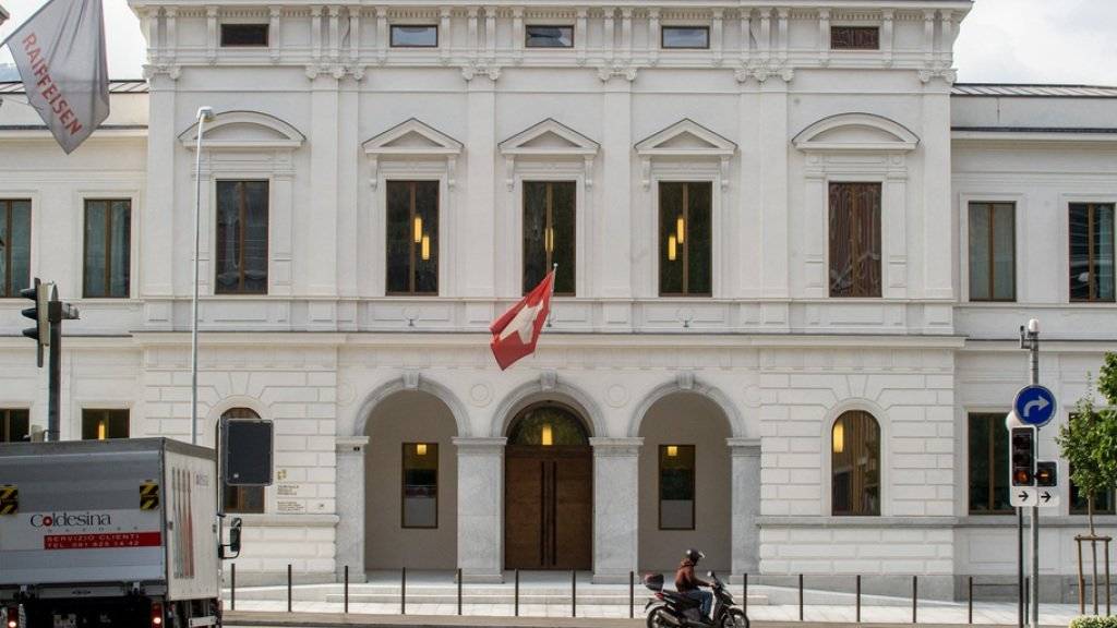 Das Bundesstrafgericht in Bellinzona, wo der IS-Prozess stattfindet. (Archiv)