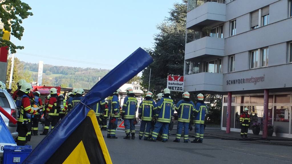 Brand in Mehrfamilienhaus in Wildegg