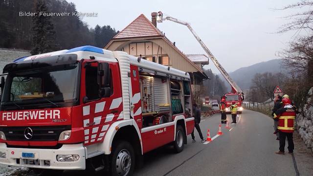 Chemiebrand in Zimmerwald