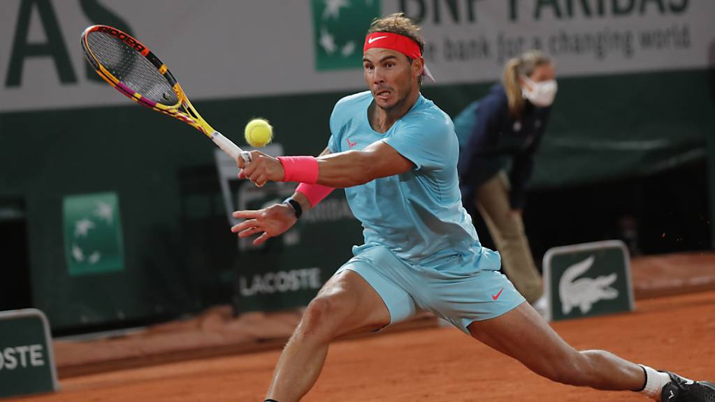 Zwei Sätze hart gefordert: Rafael Nadal setzte sich am Ende sicher gegen den italienischen Teenager Jannik Sinner durch
