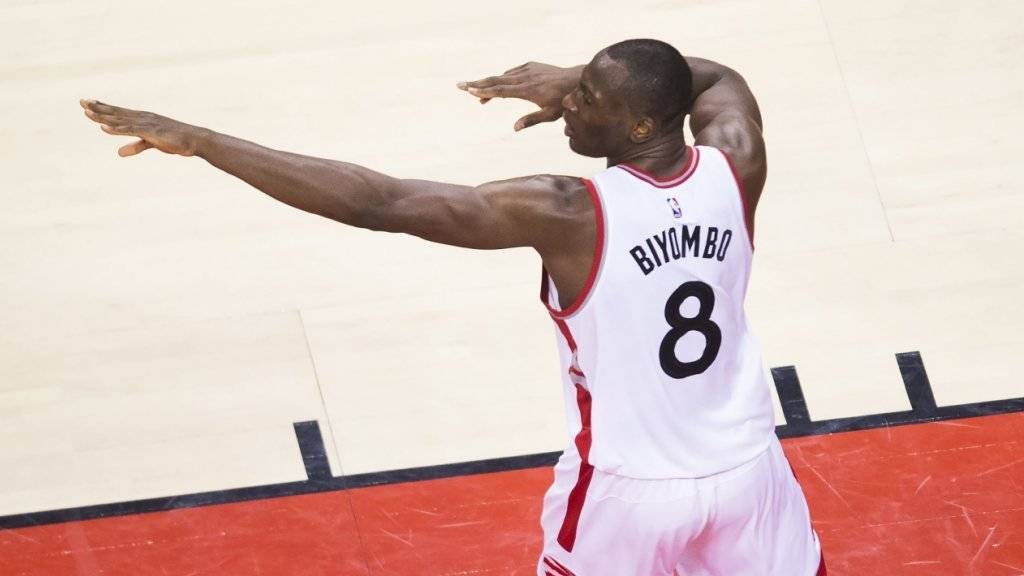 Bismack Biyombo und den Toronto Raptors gelang es als erstem Team in diesen NBA-Playoffs, die Cleveland Cavaliers zu besiegen