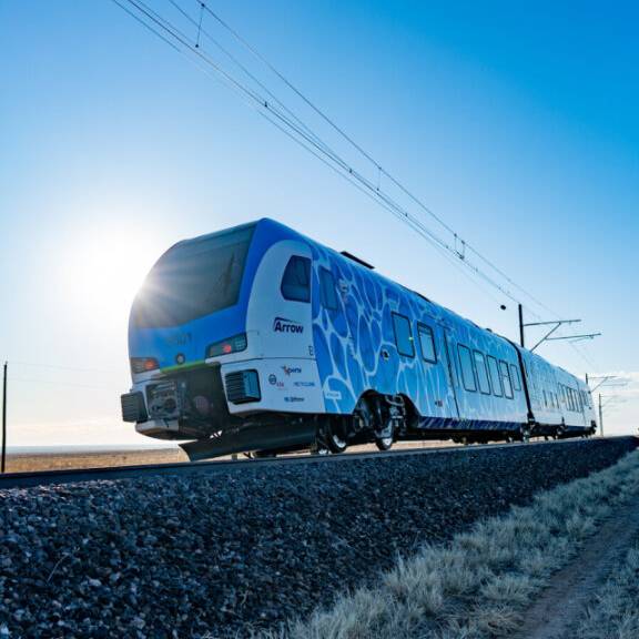 Wasserstoff-Zug aus der Schweiz stellt Weltrekord auf