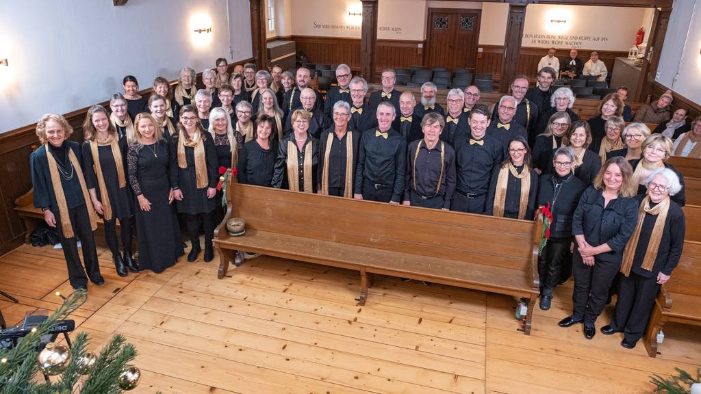 Projektchor «am see singen» unter musikalischer Leitung von Matthias Kunz
