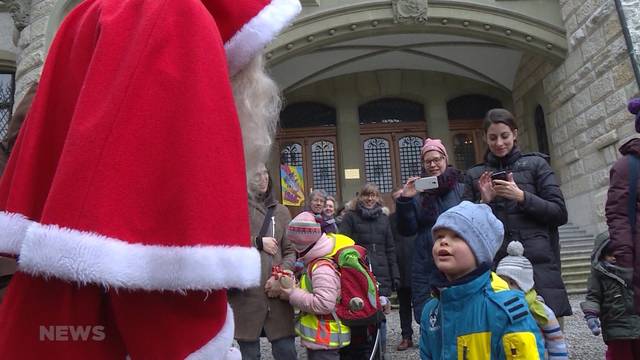 Samichlaus sorgt für strahlende Augen