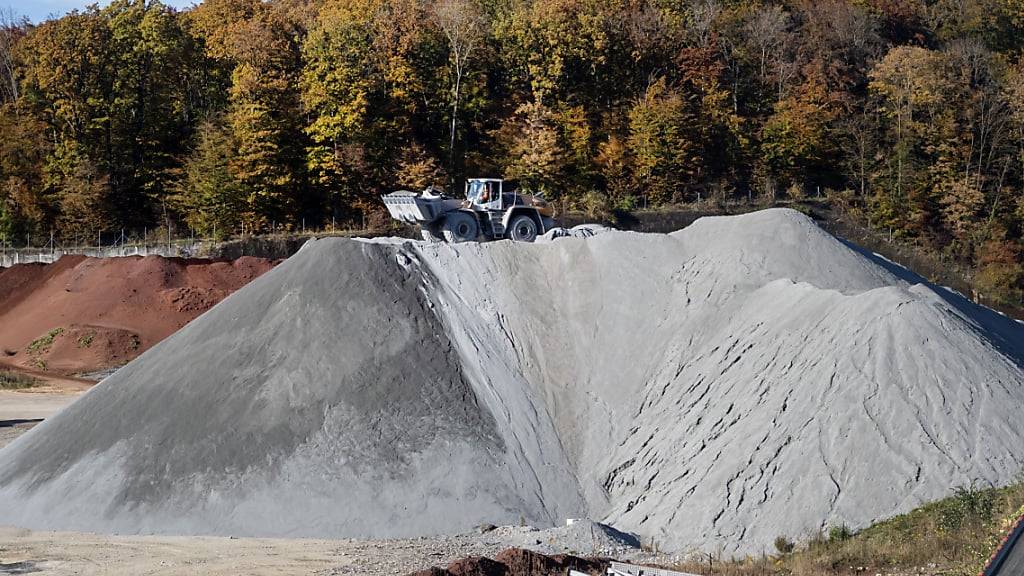 Vorgesehen ist, dass der Kanton Baselland zwischen 0 und 50 Franken pro Tonne deponierte Abfälle erheben kann. Auf dem Bild ist eine Metallrückgewinnungsanlage in der Deponieanlage Elbisgraben in Arisdorf BL.