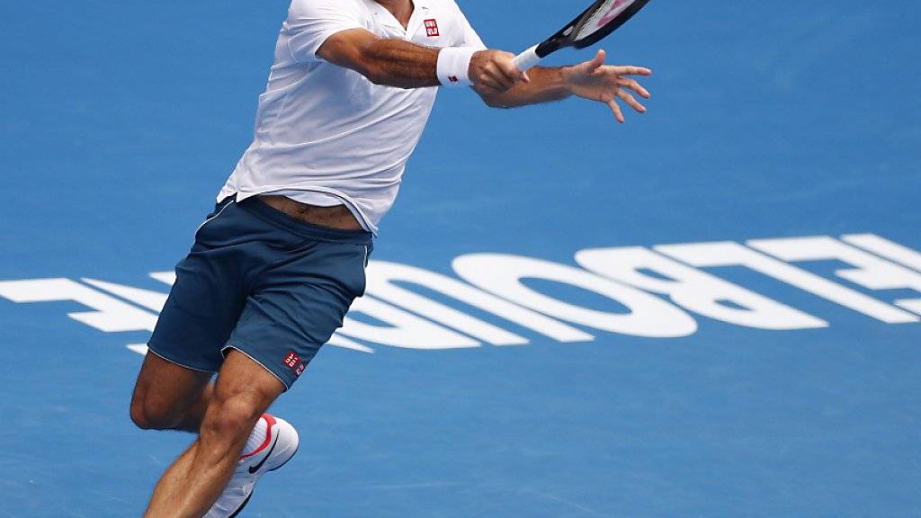 Spielt auch in der 3. Runde am frühen Nachmittag australischer Zeit: Roger Federer