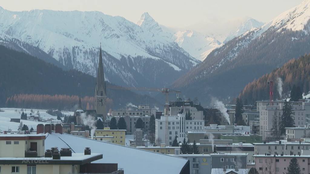 Davos ein Tag vor dem WEF