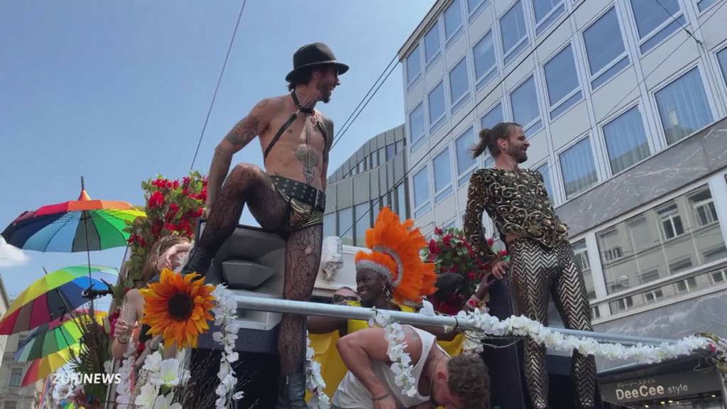 Schriller Höhepunkt des Zurich Pride Festivals