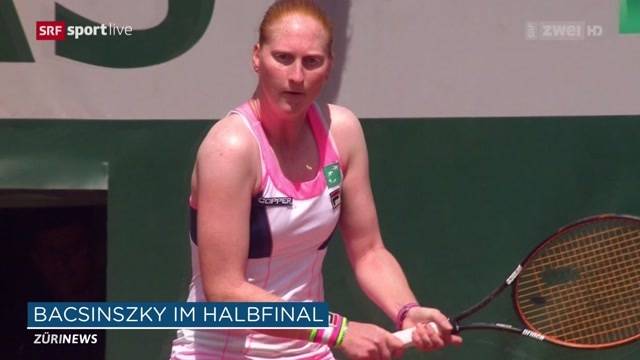 Timea Bacsinszky im Halbfinal