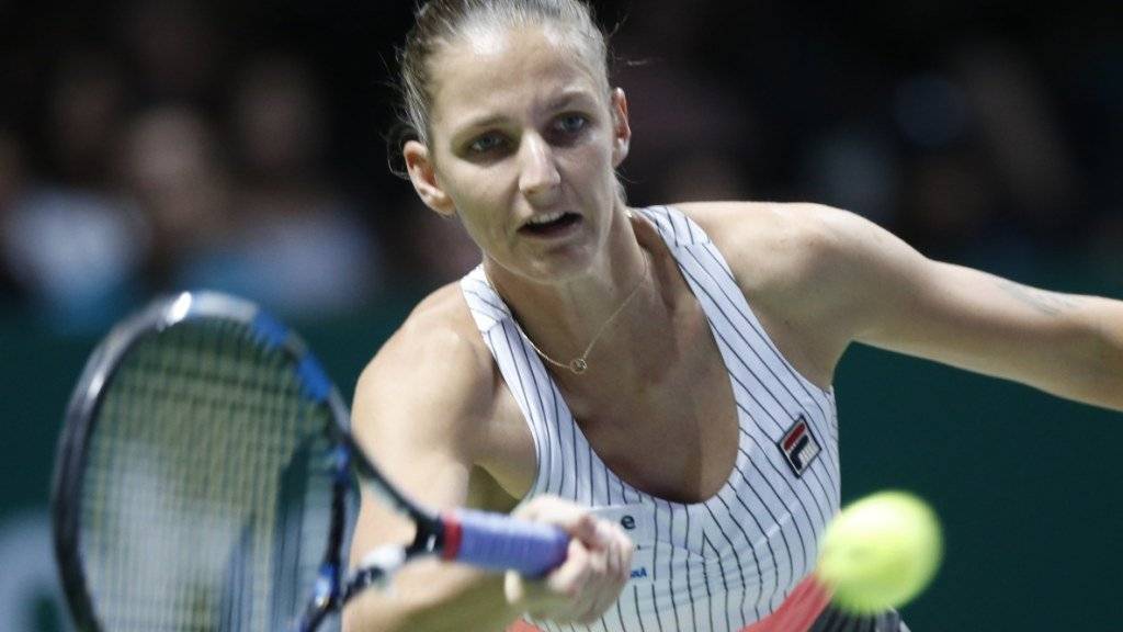 Karolina Pliskova steht bereits in den Halbfinals