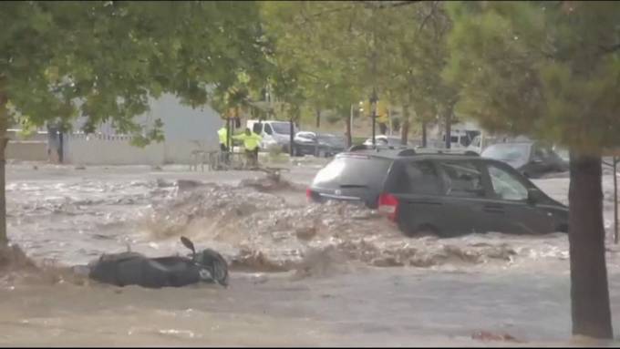 Sintflutartige Regenfälle suchen den Nordosten Spaniens heim