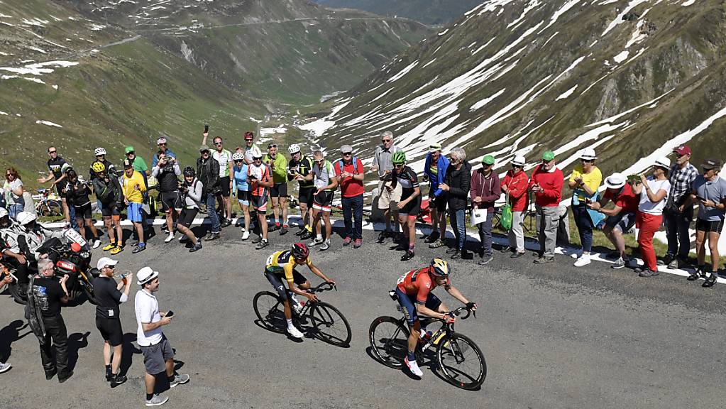 Die Tour de Suisse in luftiger Höhe: Ein solches Bild wird es dieses Jahr nicht zu sehen geben