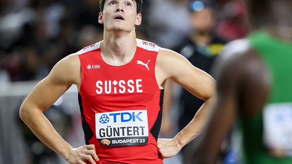 Enrico Güntert verpasste mit der 4x100-m-Staffel der Männer das Olympiaticket knapp