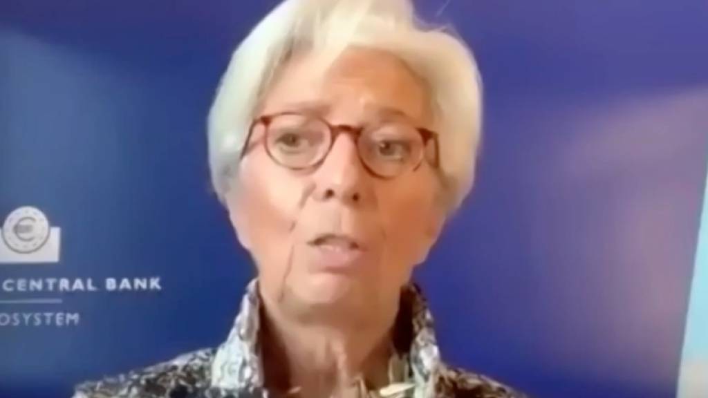 Die Präsidentin der Europäischen Zentralbank, Christine Lagarde, rechnet trotz aller Unwägbarkeiten in der zweiten Jahreshälfte mit einer Erholung der Volkswirtschaft. (Archivbild)