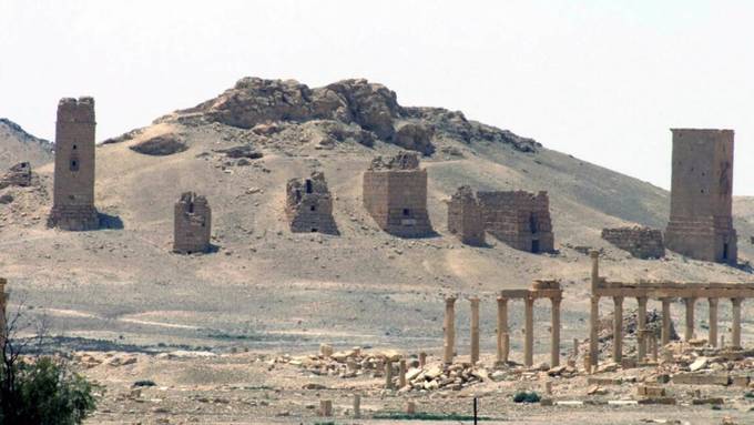 IS sprengt mehrere Grabtürme in Palmyra