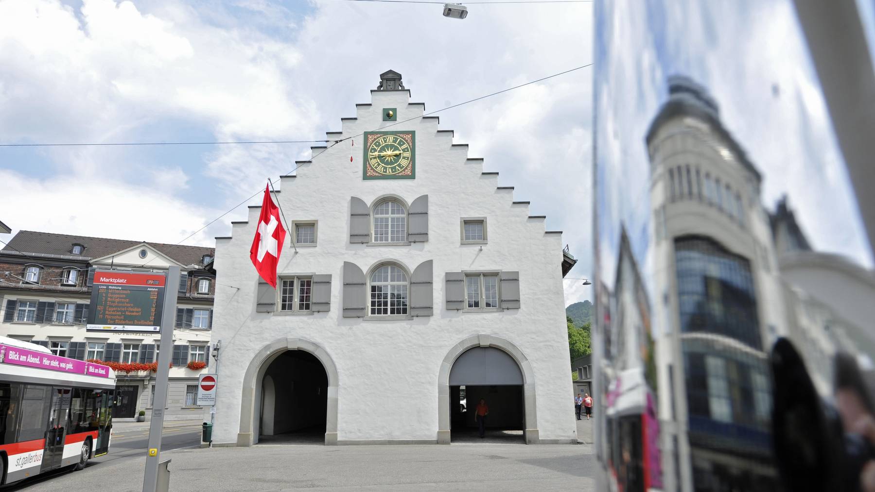 Das Waaghaus in St.Gallen, der Sitz des St.Galler Stadtparlaments.