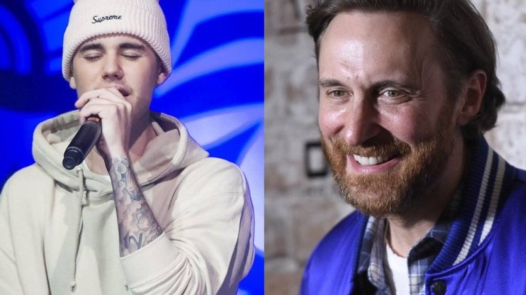 Die beiden trennt eine ganze Generation, doch Fans haben sie dieselben. Am Freitag bringen der 23-jährige Justin Bieber (l.) und der 49-jährige David Guetta einen gemeinsamen Song heraus. (Archivbilder)