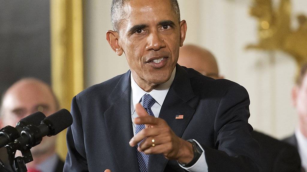 Schluss mit dem hohen Blutzoll durch Schusswaffen-Missbrauch in den USA: Präsident Obama will drastische Beschränkungen einführen, wie er im Weissen Haus erklärte.