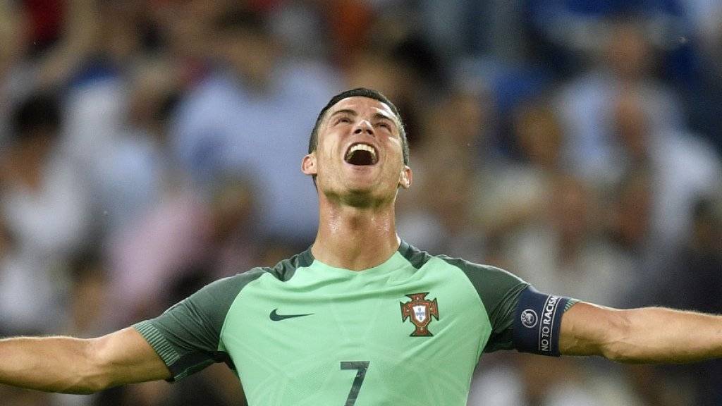 Cristiano Ronaldo könnte mit dem Sieg im EM-Final am Sonntag in Paris seine Karriere krönen