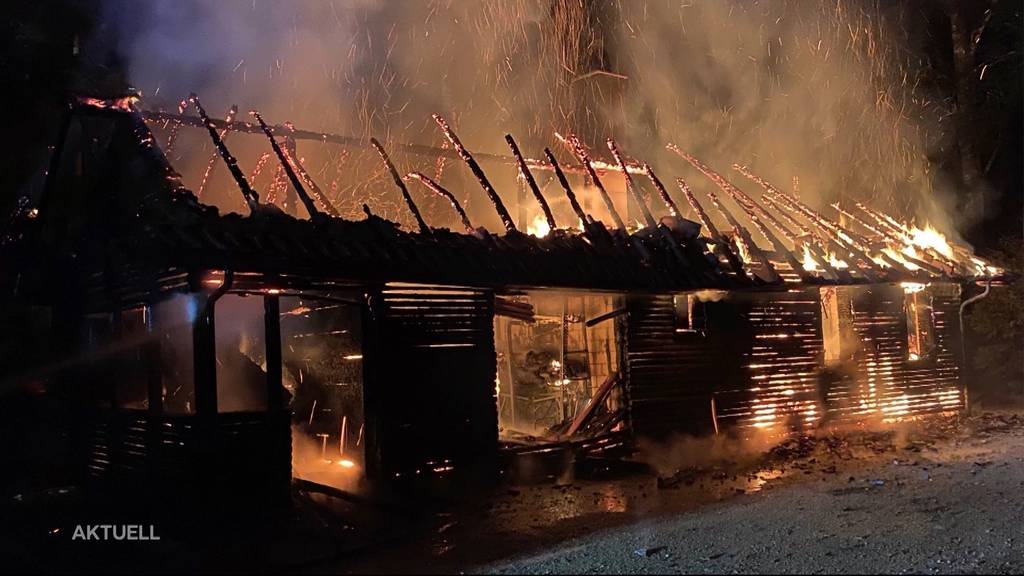 Nach Flammen-Inferno in Rothrist: Polizei verhaftet mutmasslichen Brandstifter