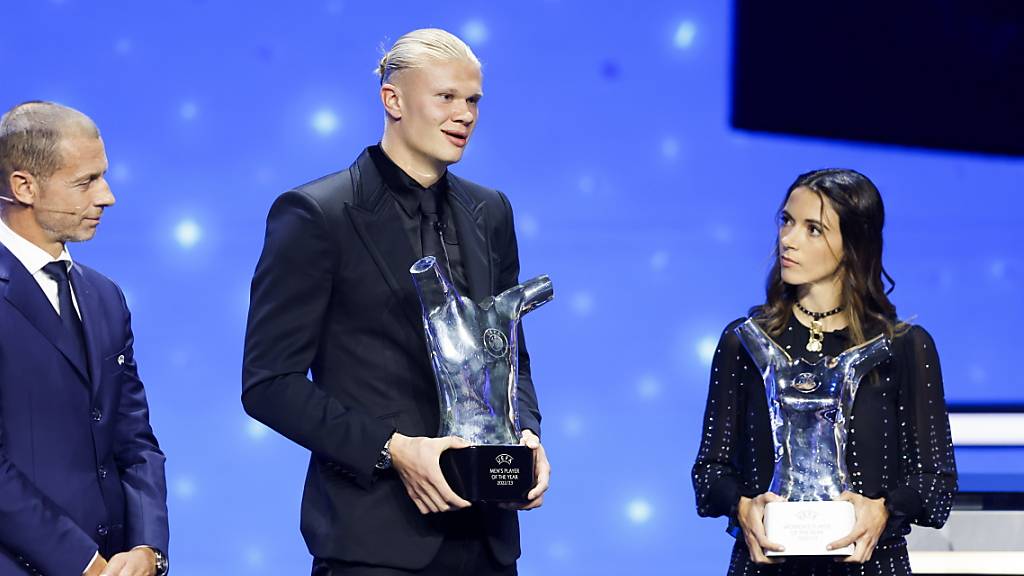 Erling Haaland und Aitana Bonmati wurden zu Europas Fussballer respektive Fussballerin des Jahres gewählt