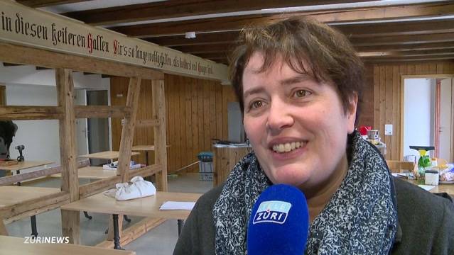 Provisorischer Sternen fertiggestellt
