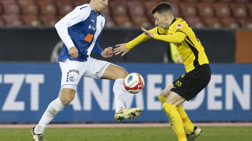 Das Duell zwischen Michael Freys GC und Sandro Laupers YB endete mit der Punkteteilung