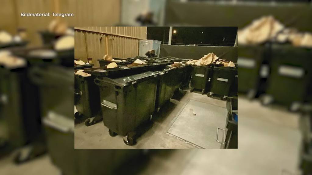 Tonnenweise entsorgter Käse bei Bernexpo-Gelände