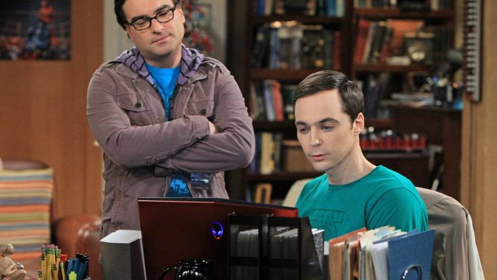 «Bazinga!»: TV-Serie «The Big Bang Theory» um Sheldon Cooper (rechts) und Leonard Hofstadter sorgt für juristischen Ärger.