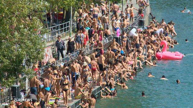 Stadtzürcher Badis erleben riesigen Ansturm