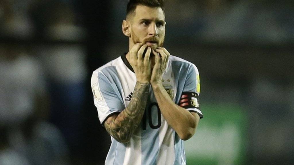 Lionel Messi droht mit Argentinien die WM in Russland zu verpassen