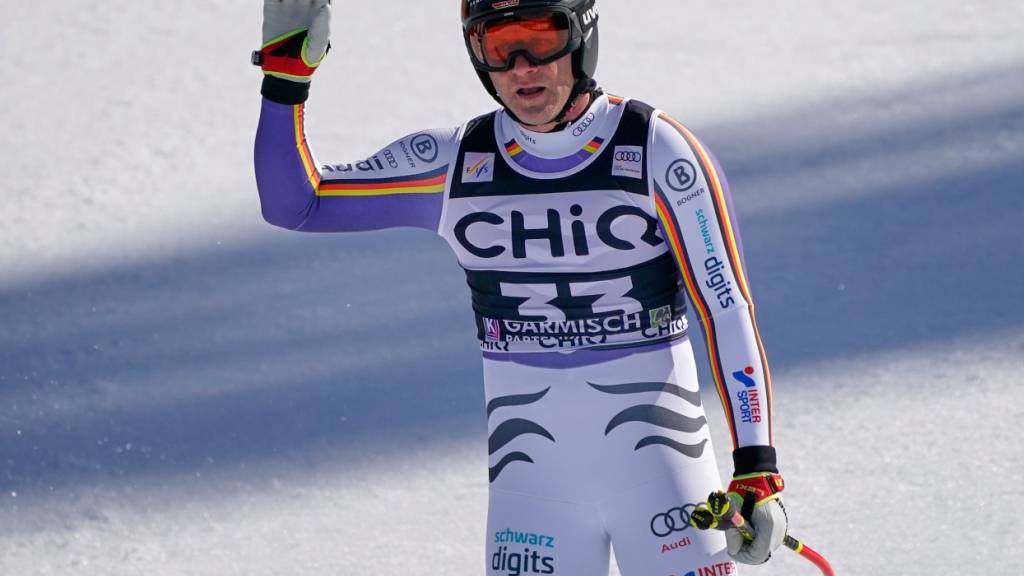 Abschied nach 22-jähriger Karriere: Romed Baumann am Samstag in Garmisch-Partenkirchen