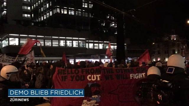 Friedliche Nachdemo