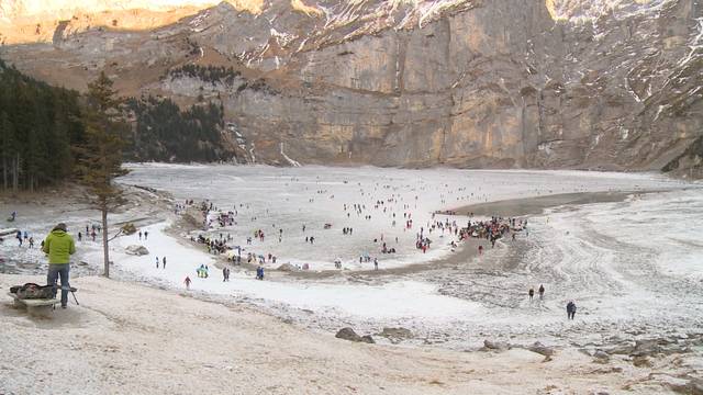 4. Jahr in Folge: Eis frei auf Oeschinensee